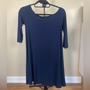 Flowy scoop neck dress